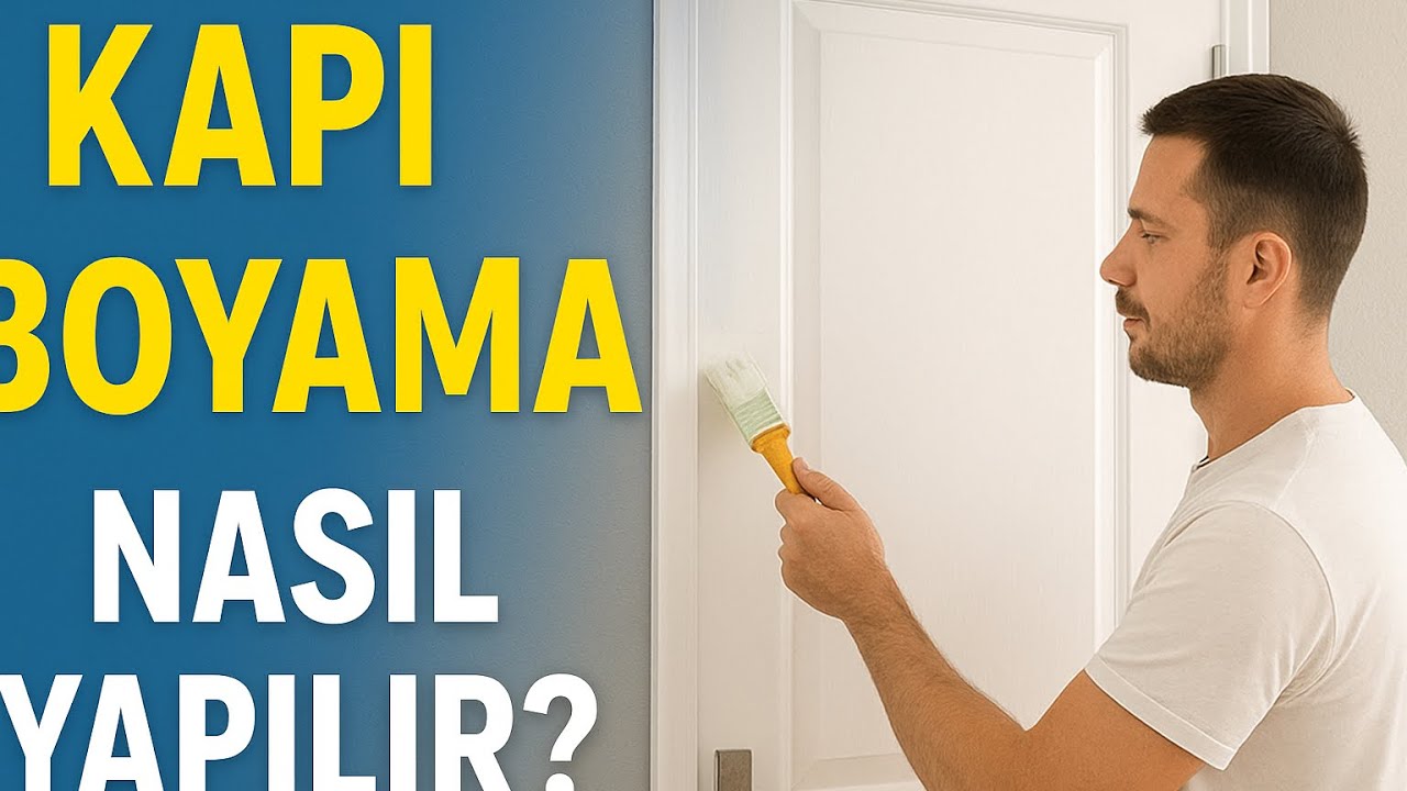 Как покрасить дверь? | Самый простой способ отремонтировать дверь дома и покрасить её в белый цвет