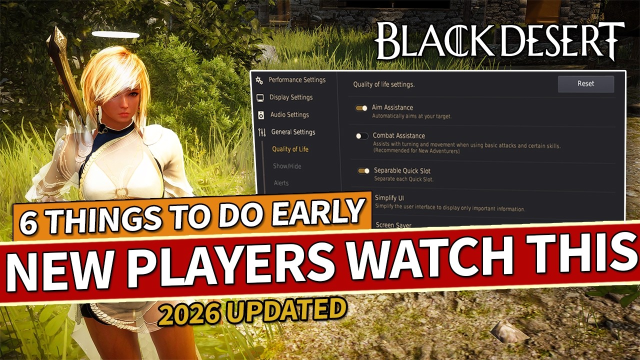6 Helpful Things To Do When Starting Black Desert in 2026