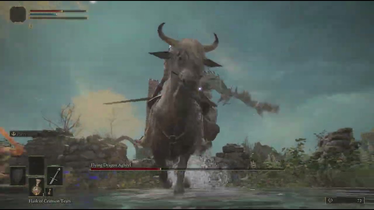 Elden Ring Agheel Dragon Boss Fight (Limgrave)