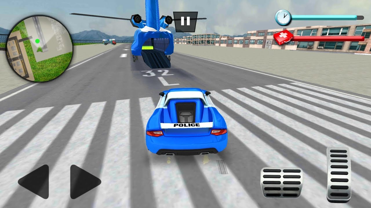 US Police Transform Robot Car Plane Transport (by Crazy Neuron Studio) Android Gameplay [HD]
