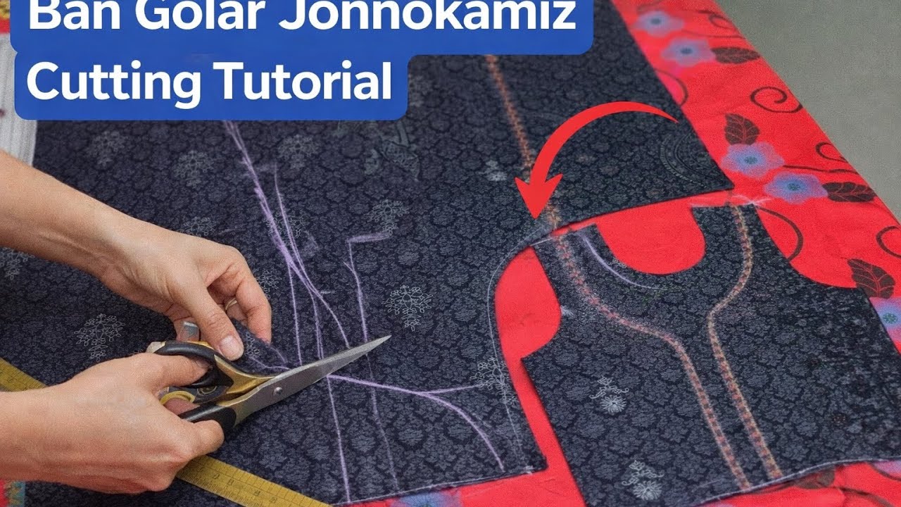 Ban Gola Kamiz Cutting Tutorial | Full Easy Cutting Step by Step | Beginer trailering 