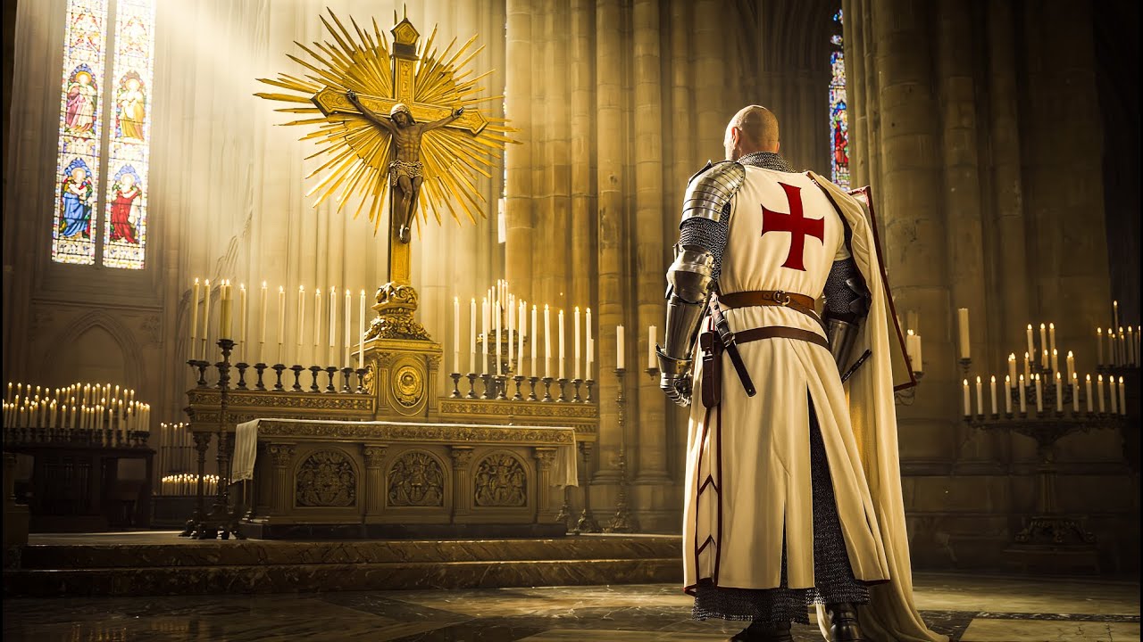 Prière des Templiers pour Protéger votre Famille ✝️ Chant Grégorien Orchestral Puissant