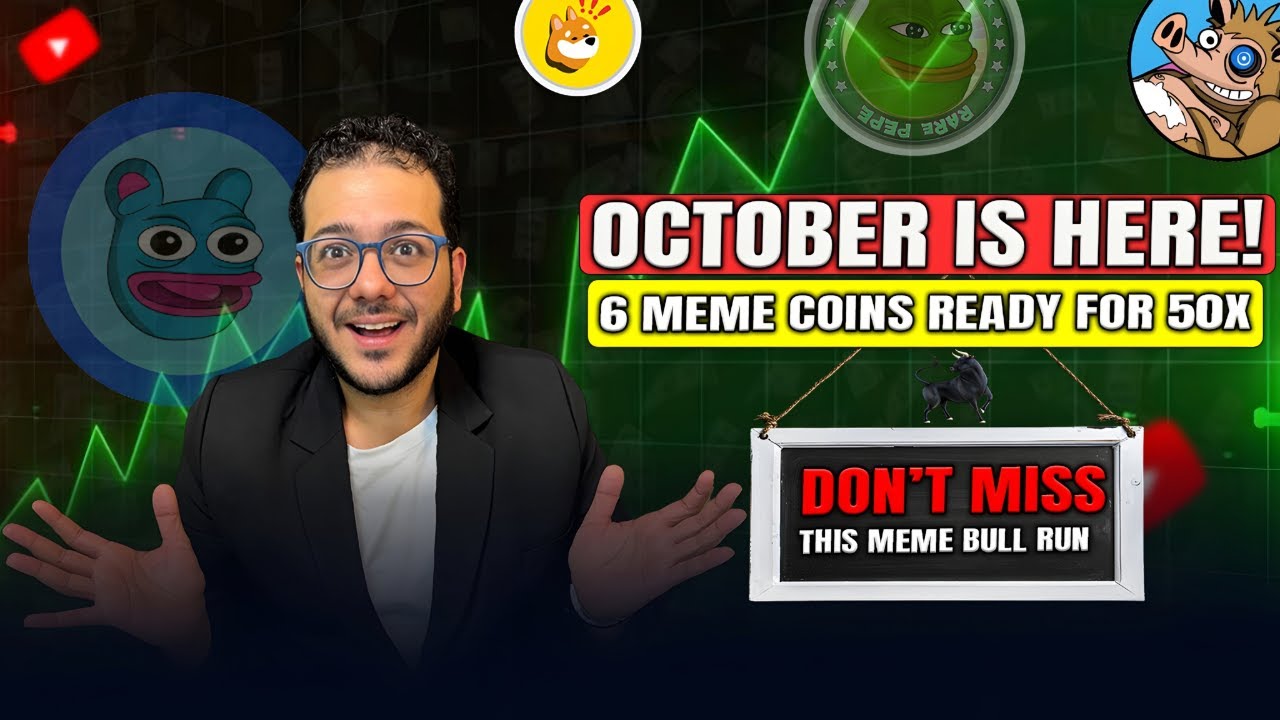 6 Best meme coins to buy now in 2025 | Meme coins ready to explode | Best crypto for short term