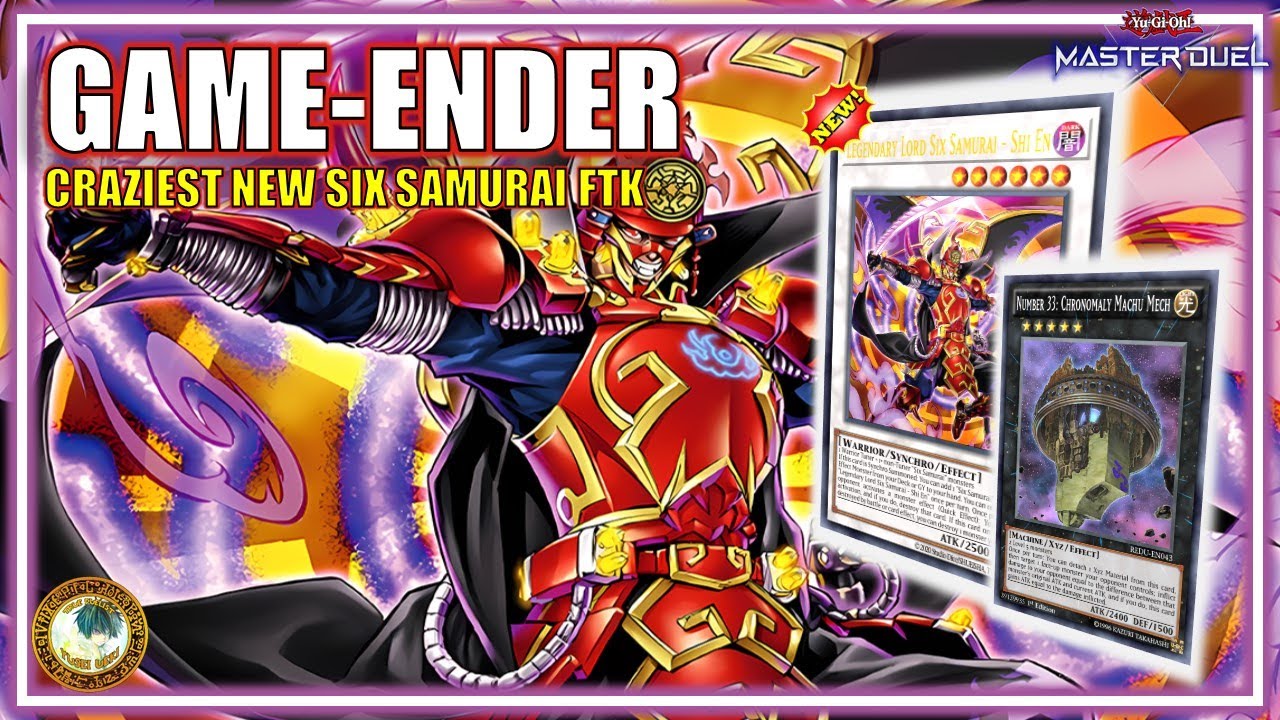 NEW Six Samurai FTK Deck 2025 ⚔️ Legendary Lord Six Samurai - Shi En | MASTER DUEL