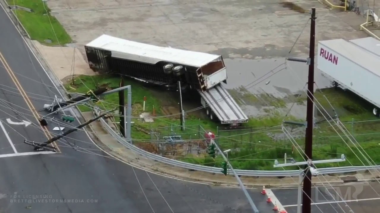 04-12-2020 Monroe, LA - Tornado Damage Drone