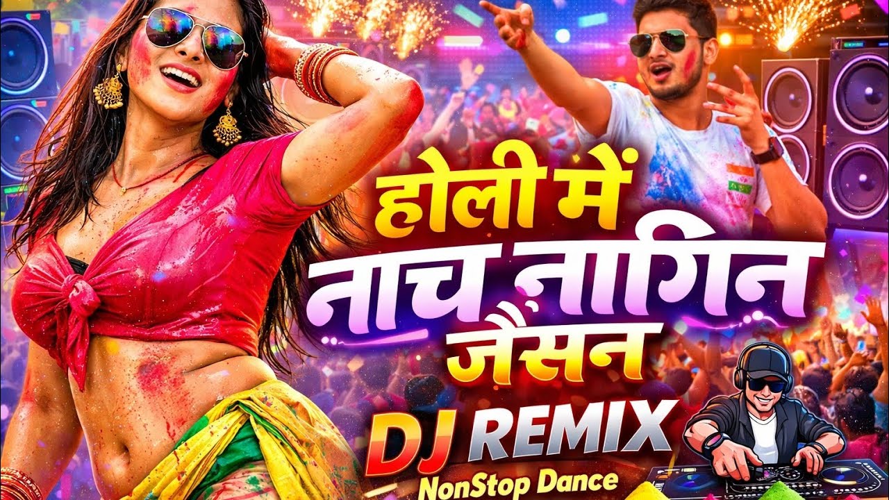 #Holi_Video होली में नाच नागिन जैसन #Dj_remix Holi me naach nagin jaisan