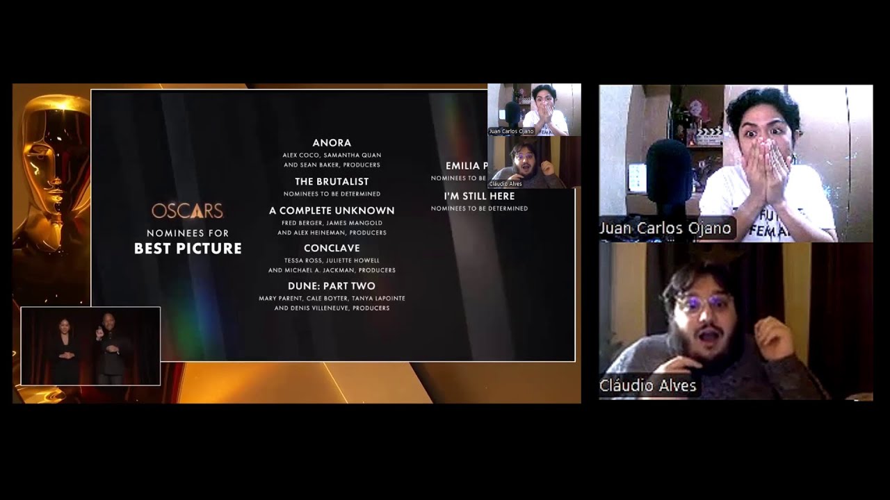97th Oscar Nominations REACTION | I'M STILL HERE in Best Picture!