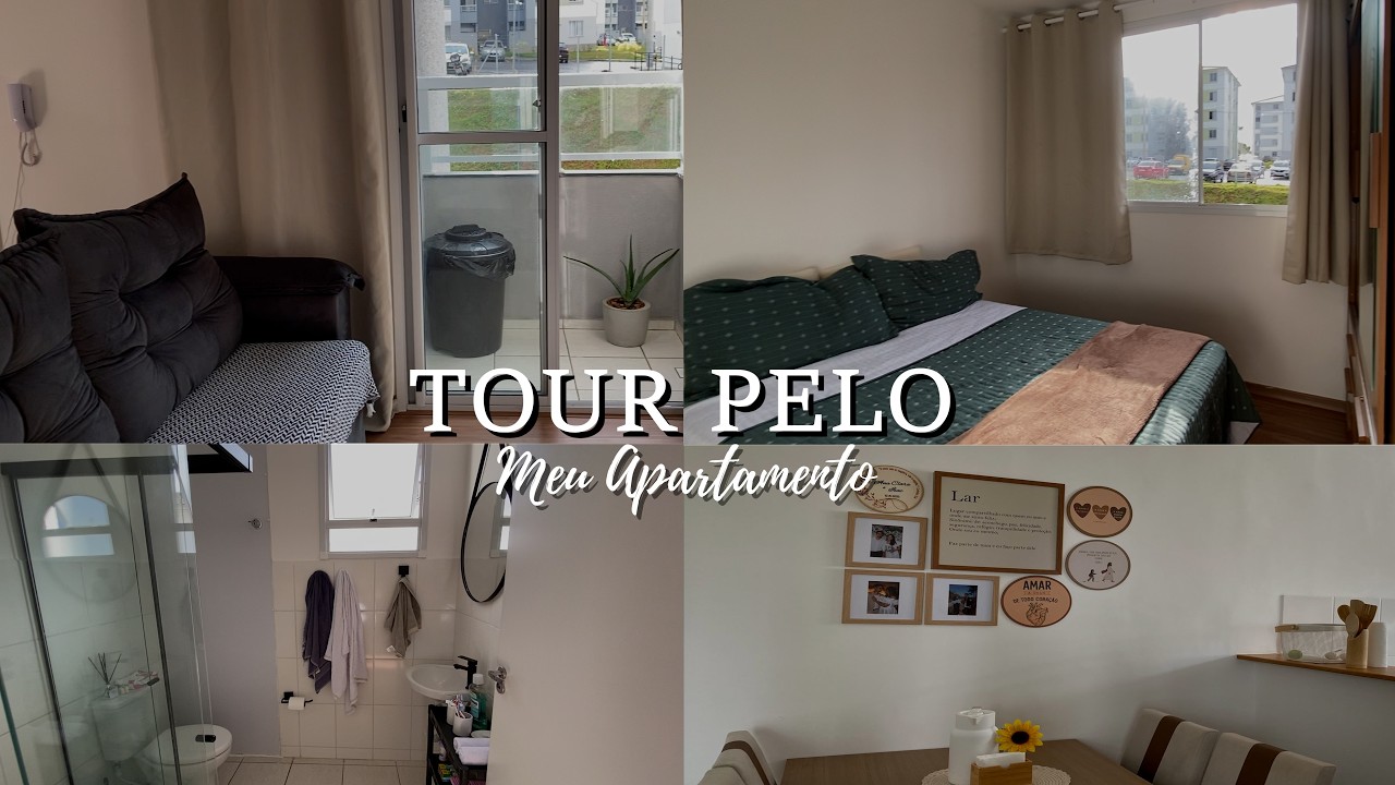 TOUR PELO MEU APARTAMENTO!!!