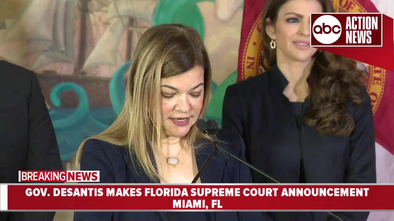 Governor Ron DeSantis nominates Judge Barbara Lagoa to Florida Supreme Court