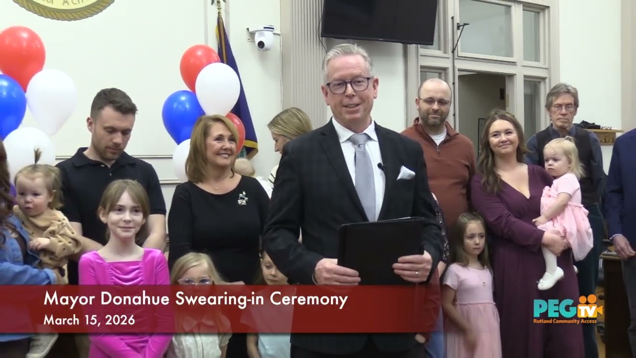 Mayor Elect Donahue Swearing-in Ceremony, March 15, 2026