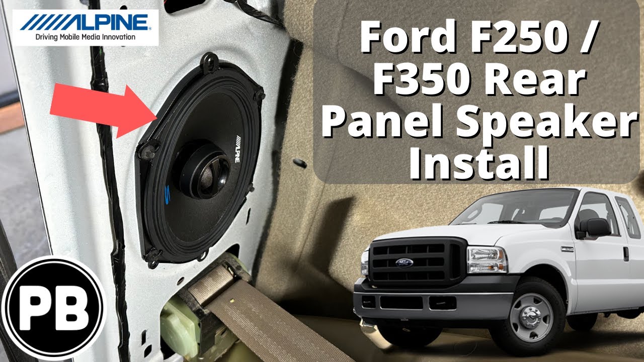 1999 - 2007 Ford F250 / F350 Rear Speaker Install