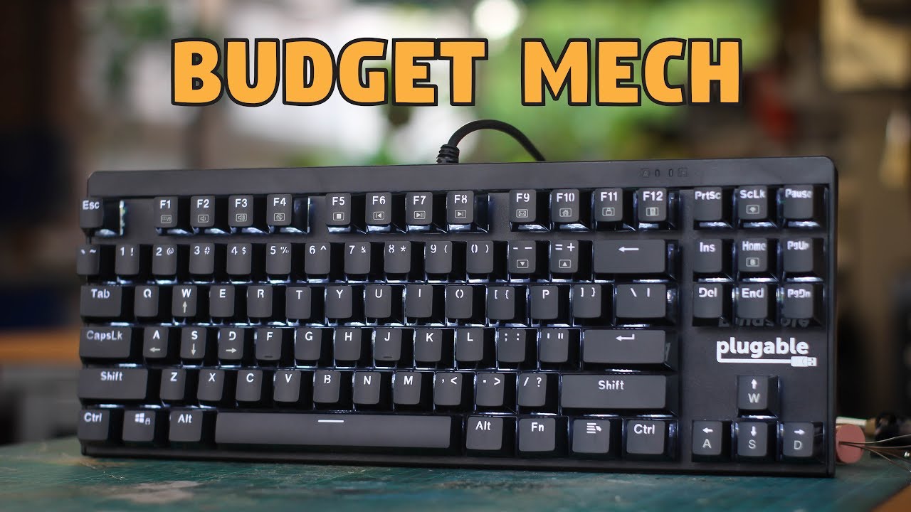 Plugable Compact 87-Key Mechanical Keyboard - Unboxing & Review