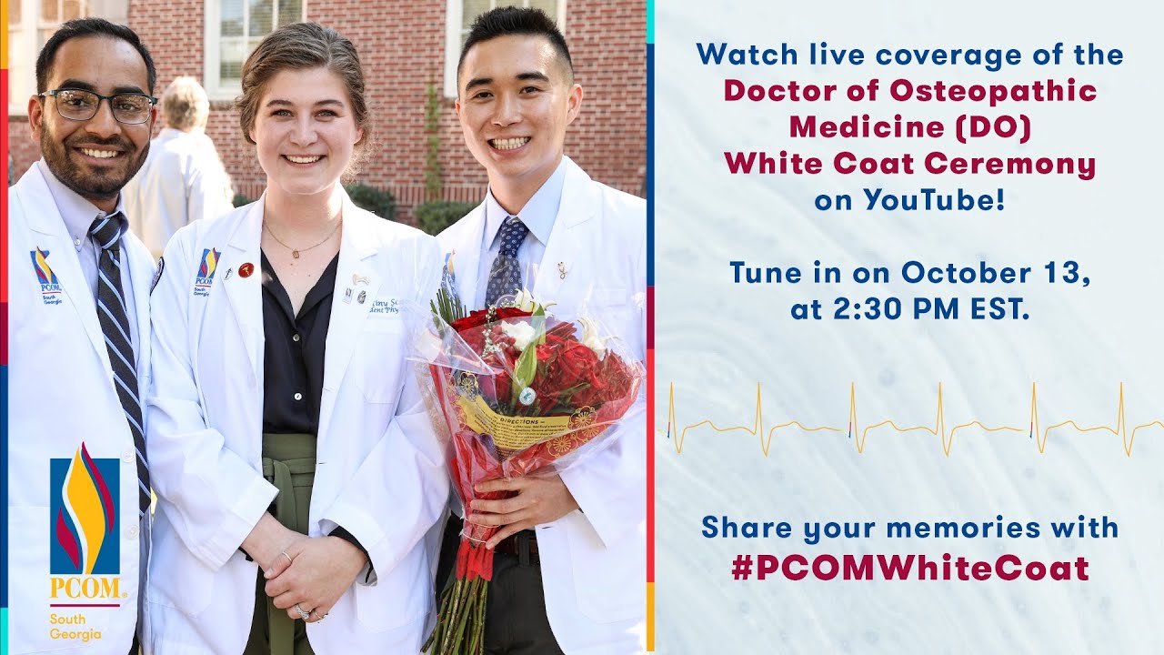 PCOM South Georgia's DO Class of 2027 White Coat Ceremony | Live Stream