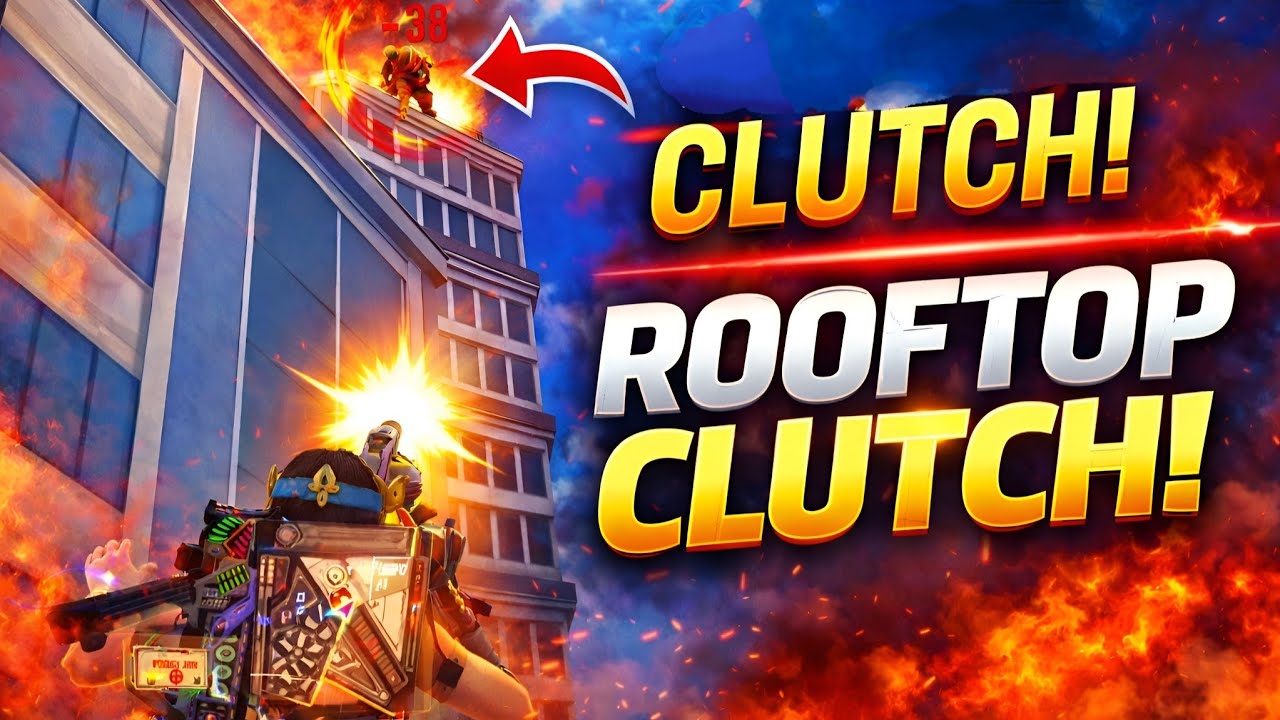 UNBELIEVABLE Rooftop Clutch! 😳 Scrims Highlights | ⚡🔥