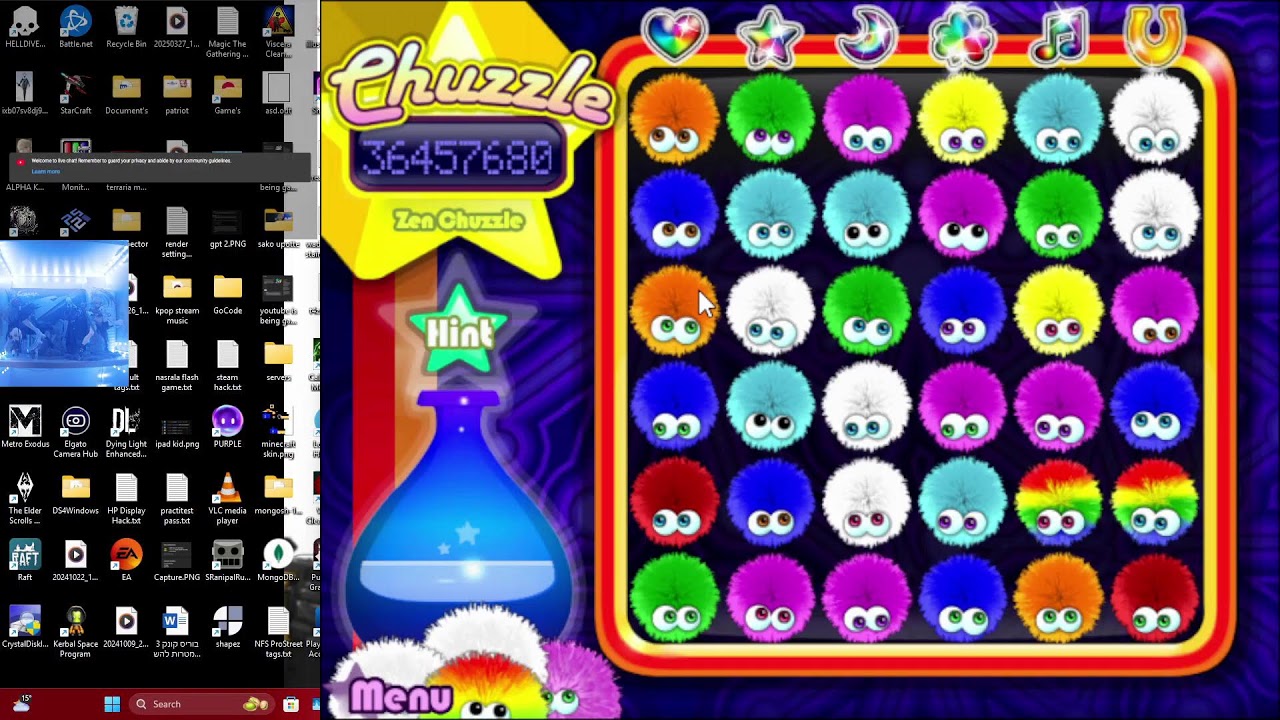 Chuzzle Deluxe let's stream play episode 89