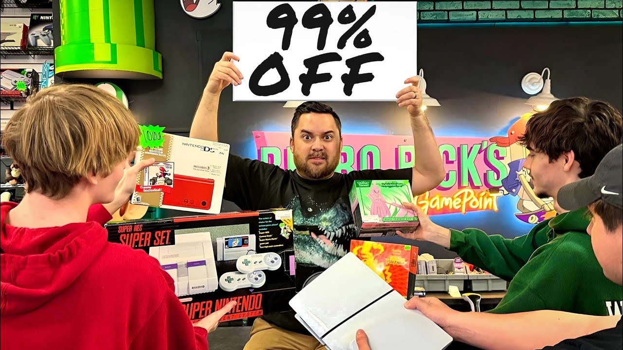 Surprising Customers with 99% OFF at my Game Store
