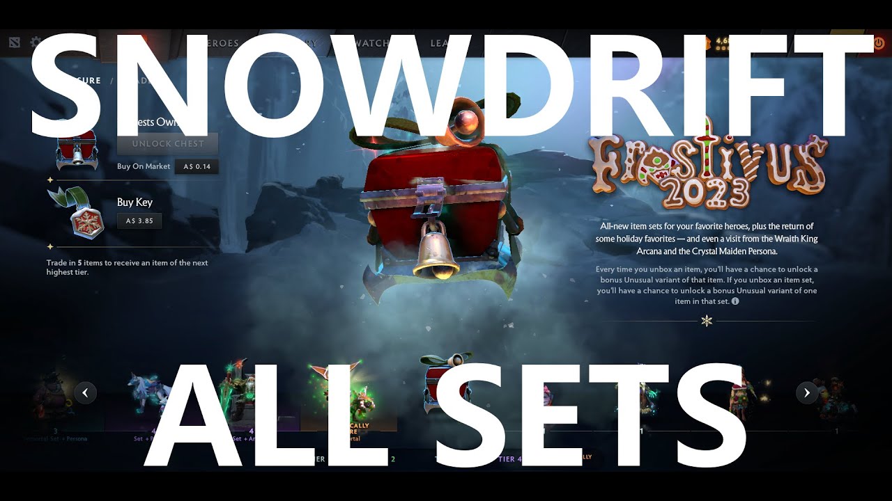 Dota 2 Frostivus 2023 - Snowdrift All Sets