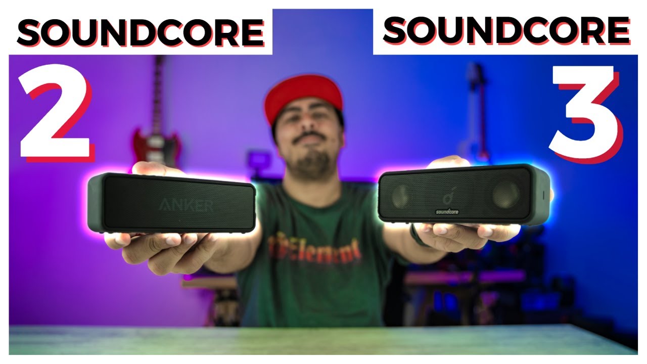 SOUNDCORE 3 vs SOUNDCORE 2 - Qual é a MELHOR caixa de som portátil da ANKER? [Comparativo PT-BR]