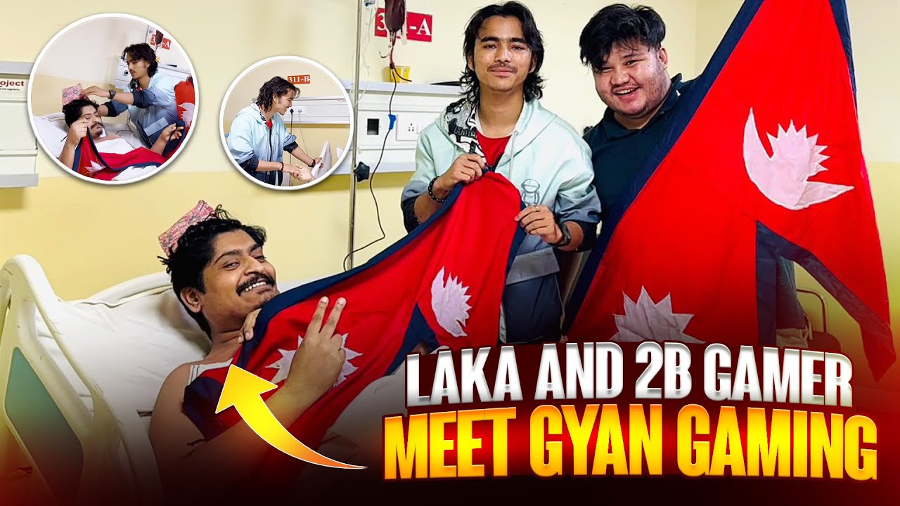 Laka Gamer And 2B Gamer Meet Gyan Gaming For First Time ||Surpise Visit From Nepal !!