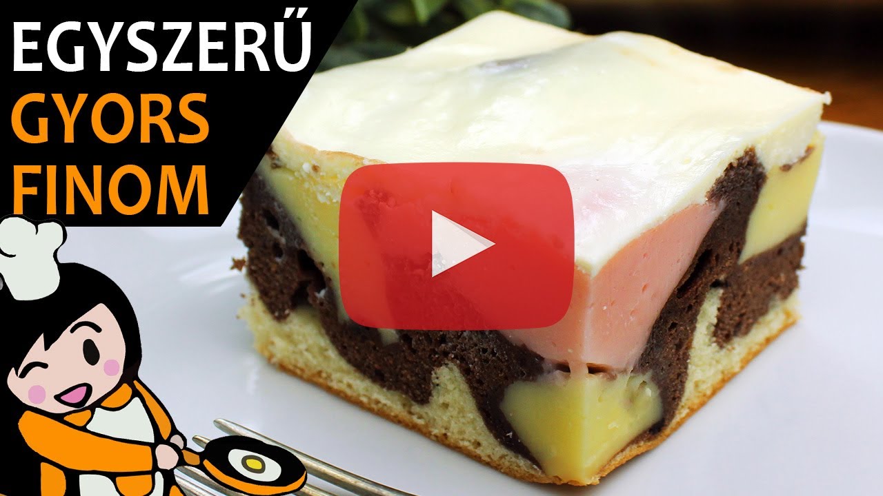 Kráter szelet - Recept Videók