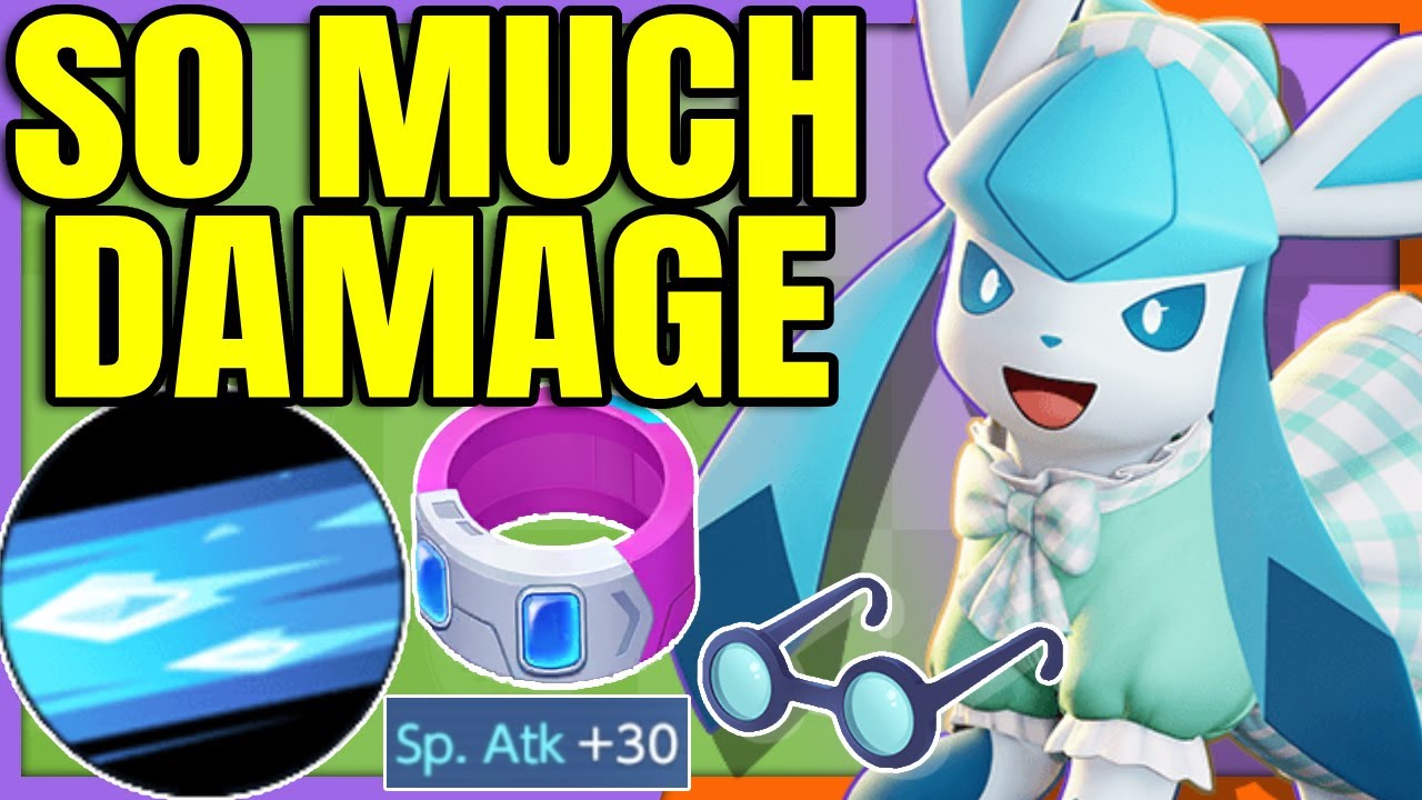 ICICLE SPEAR GLACEON but we have insanely high SPECIAL ATTACK | Pokemon Unite