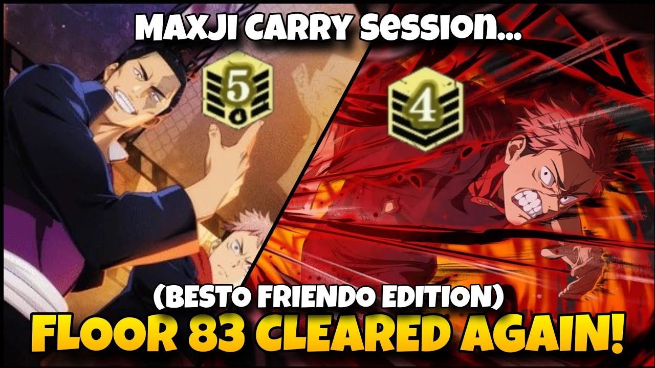 MY BESTO FRIENDO VS ILLUSORY TOWER FLOOR 83 (SORTA) RED TODO & MAX OUTPUT YUJI! | JJK Phantom Parade