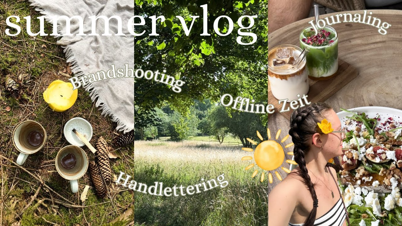 summer diaries pt. 1 | Yang-Energie, Balance finden, Offline Hobbys &&&