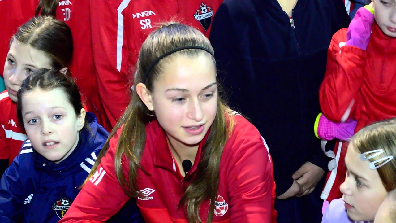 Jordyn Huitema Visits Chilliwack FC