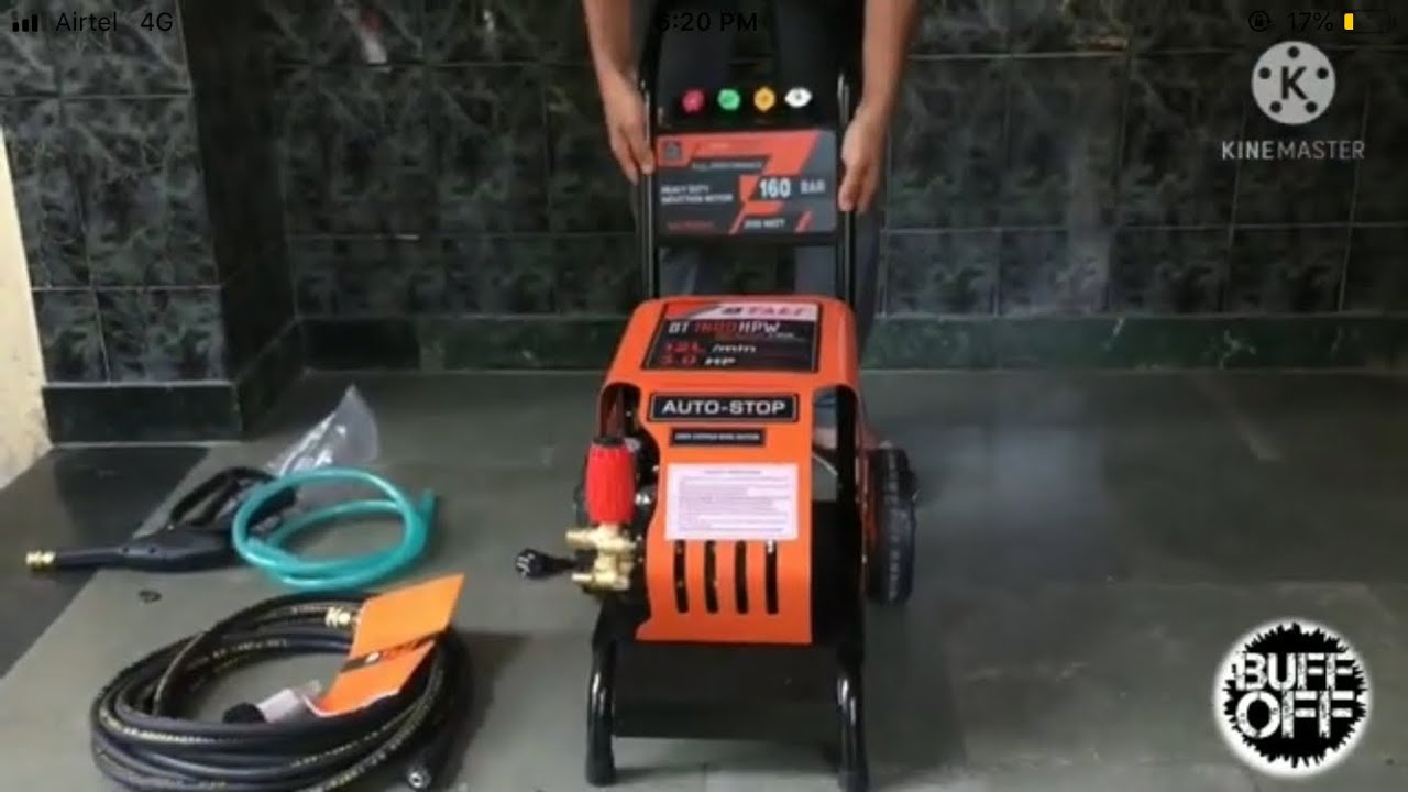 UNBOXING of B-TALI BT1800HPW pressure washer | Car/Bike washing machine