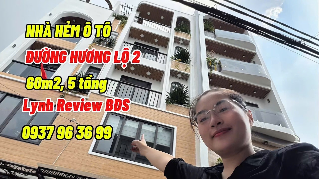 🏡🚗 Bán Nhà Đường Hương Lộ 2, Hẻm Ô Tô, 60m², 5 tầng, 5PN, 7WC, Vừa Ở Vừa KD, E Lynh: 0937 96 36 99