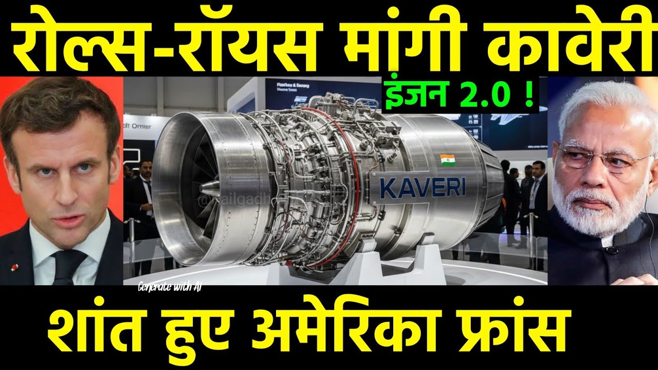 Kaveri 2.0 का पुनर्जन्म! 🚀 Rolls-Royce का बड़ा मास्टरप्लान: अब भारत खुद बनाएगा Jet Engine 🇮🇳🇬🇧