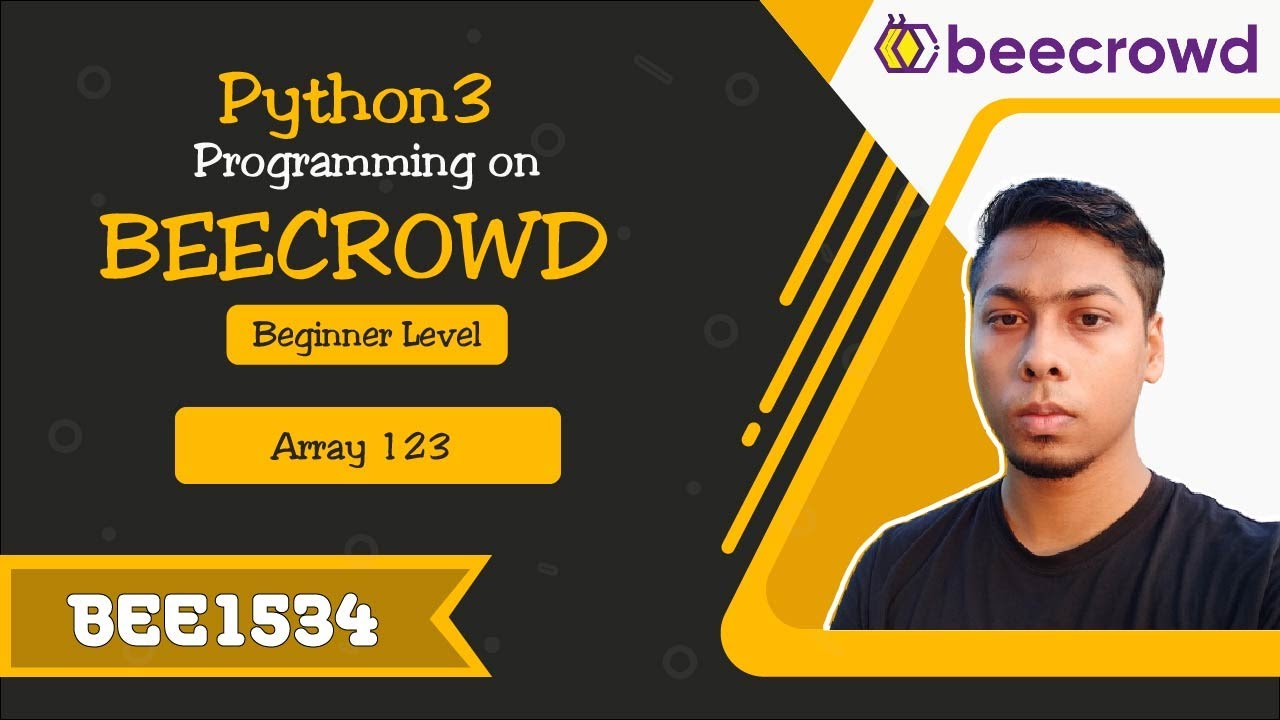 BEE 1534 - Array 123 Solution | Python3 Programming on Beecrowd Beginner Day 101