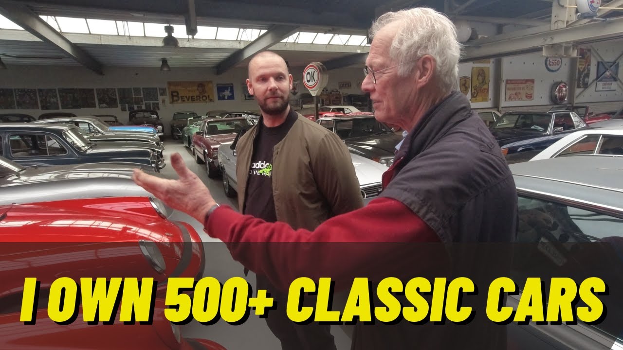Grootste Oldtimer Collectie van Europa Joop Stolze. 500+ Klassieke Auto & Motoren Verzameling Vlog.