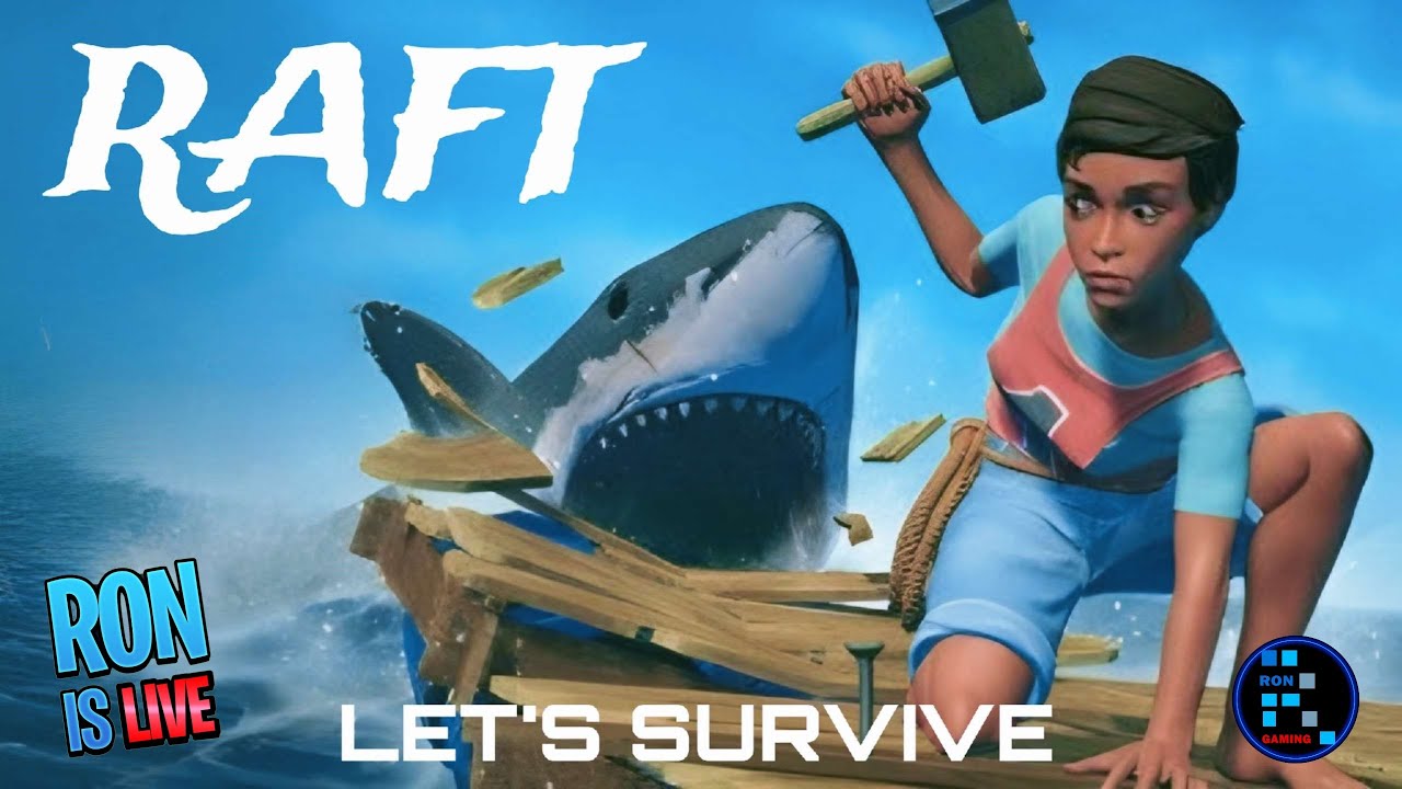 RAFT SURVIVAL | Surviving The Open Seas On The Raft With Friends