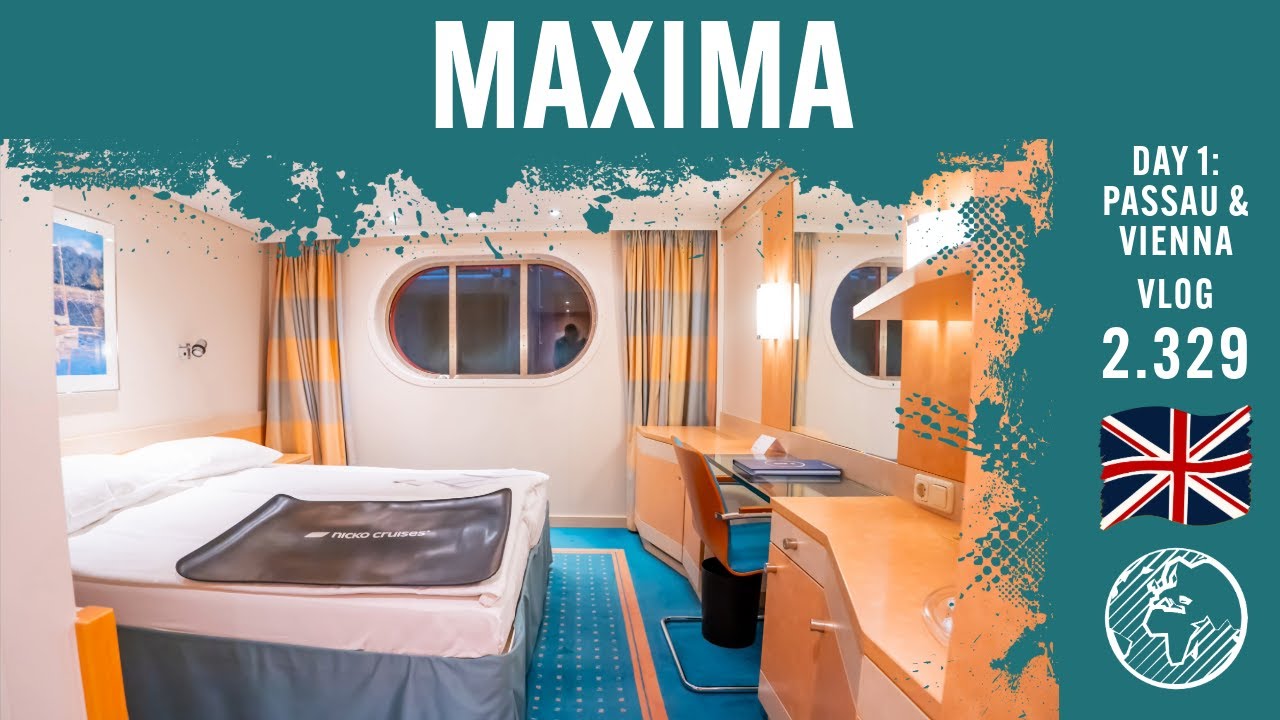 Maxima | Day 1 & 2 | Passau & Vienna | nicko cruises | Vlog 2.329