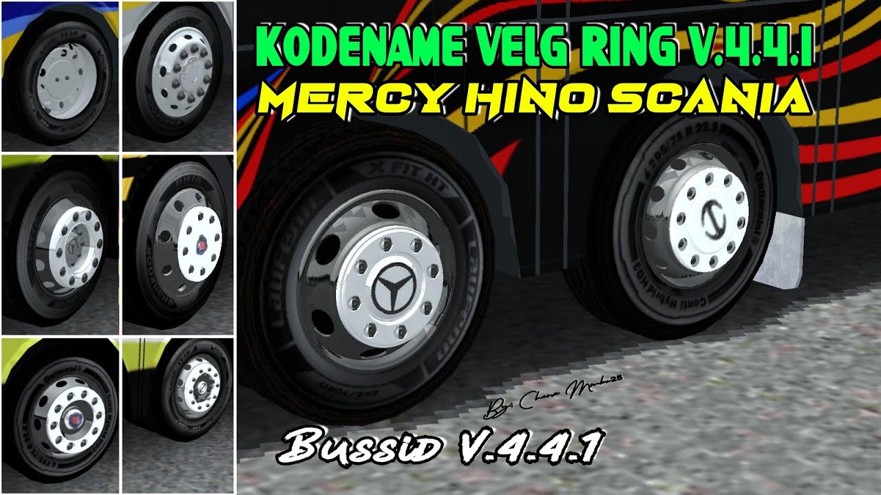 Kodename Velg Bussid V.4.4.1 Ring Mercy Hino Scania free rasa sale 🤤