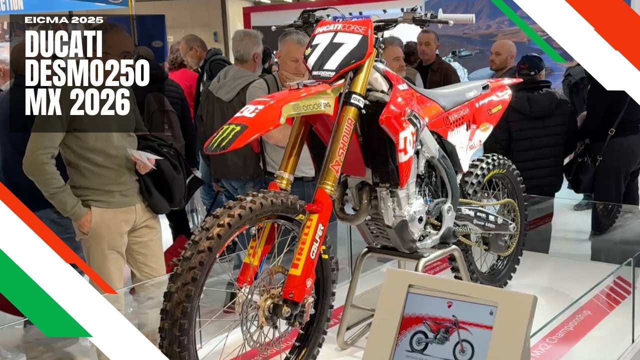 Koniec dominacji Japończyków? Ducati rzuca bombę na tor MX! – Ducati Desmo250 MX EICMA 2025