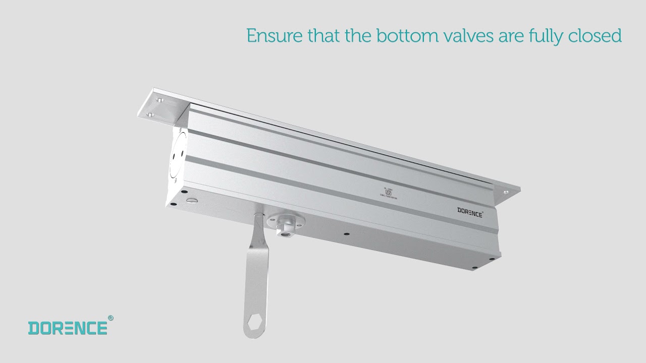 Dorence DI800S Concealed Door Closer Installation