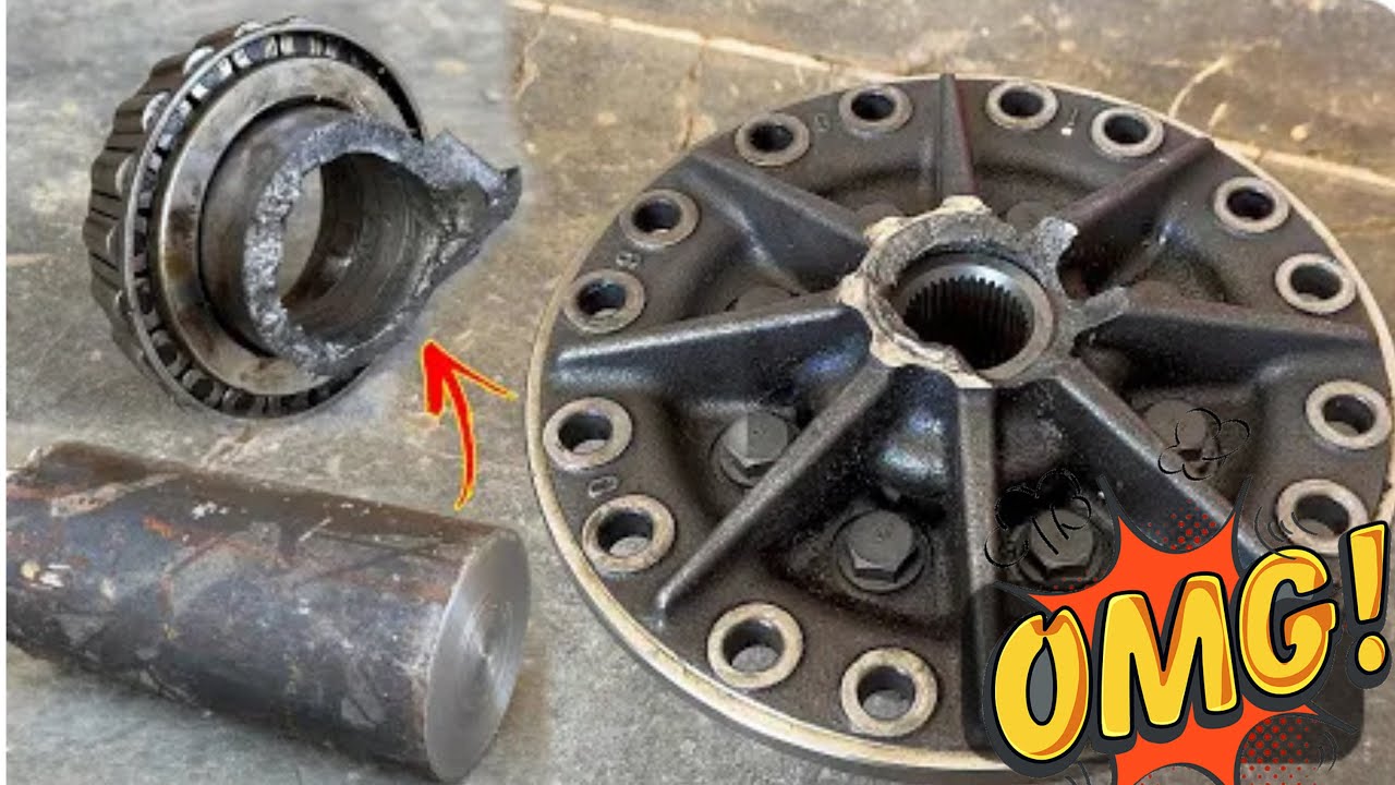 MIRACLE Repair of Damaged Truck Spider Gear Housing on a LOW Budget!