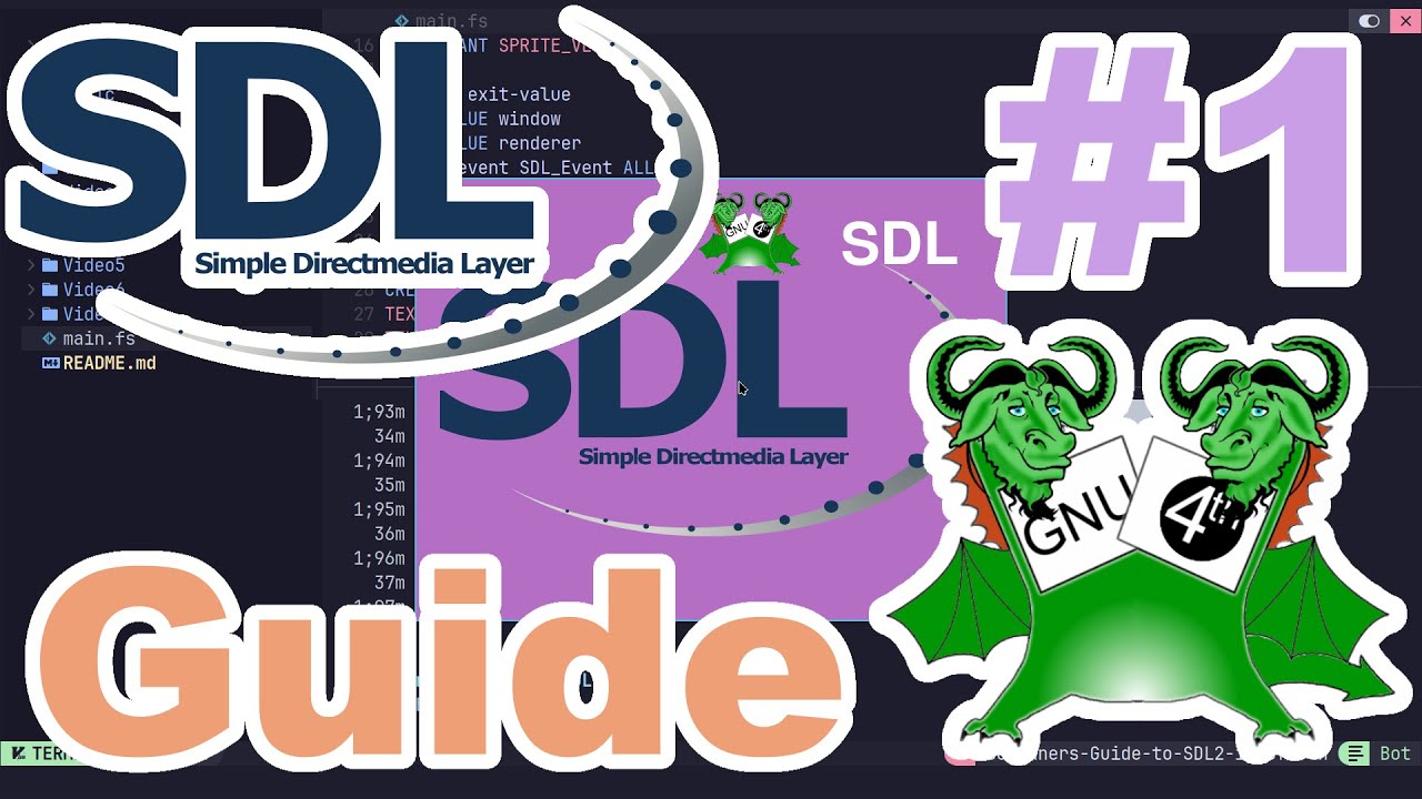 Open Window - Beginners Guide to SDL2 in Forth - Part 1.