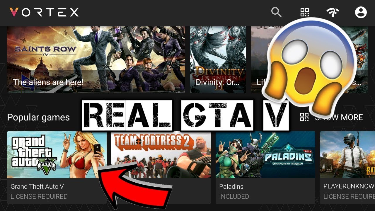 GTA V on Vortex Cloud Gaming