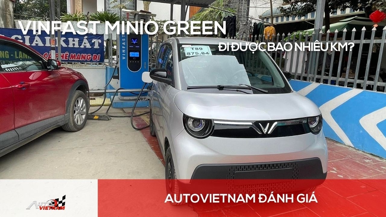 Vinfast Minio Green đi được bao nhi&ecirc;u km khi sạc đầy 100% pin?