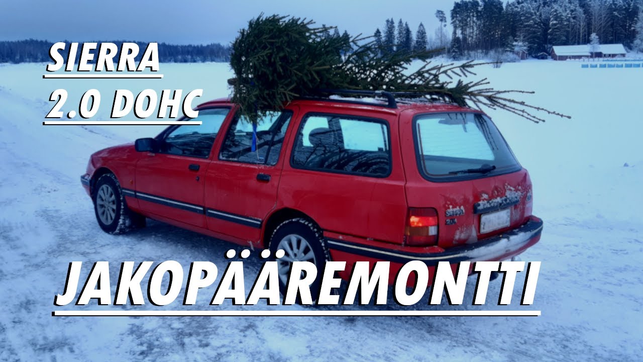 Jakopääremontti Sierraan - Ford Sierra 2.0 DOHC