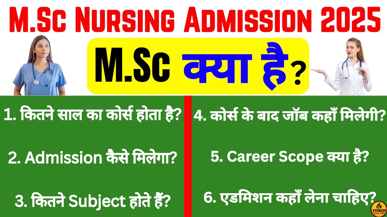 MSc Nursing Admission 2025 | Bihar + Other State me Kaise Apply Kare? fee | Qualification | Paper