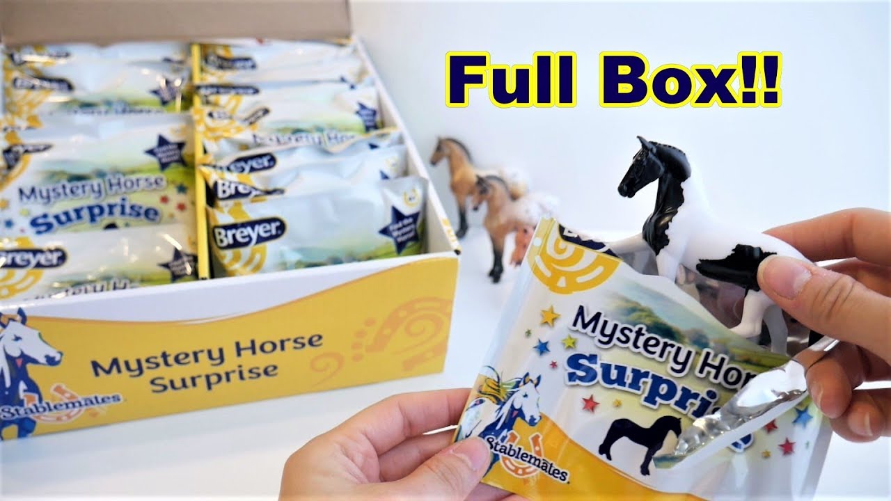 Full Box Breyer Mystery Horse Surprise 2018 Stablemates Blind Bags Unboxing | Breyer Horses