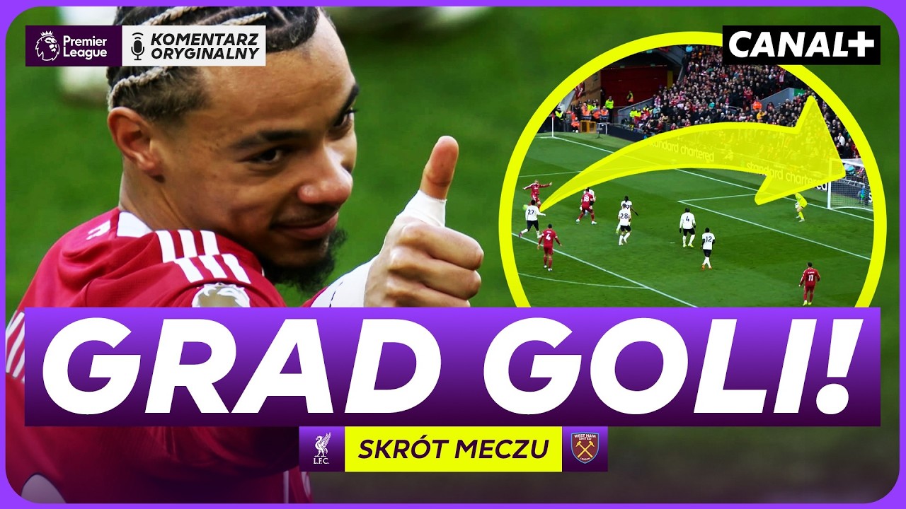 SIEDEM BRAMEK NA ANFIELD! ALEŻ GOLEADA! LIVERPOOL - WEST HAM, SKRÓT MECZU
