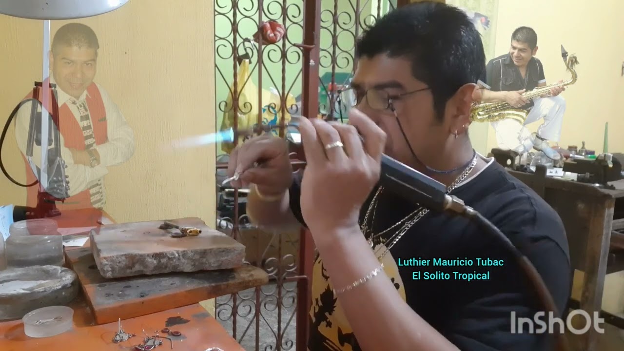 Soldadura De Saxofón Alto Octava Luthier Mauricio Tubac El Solito Tropical
