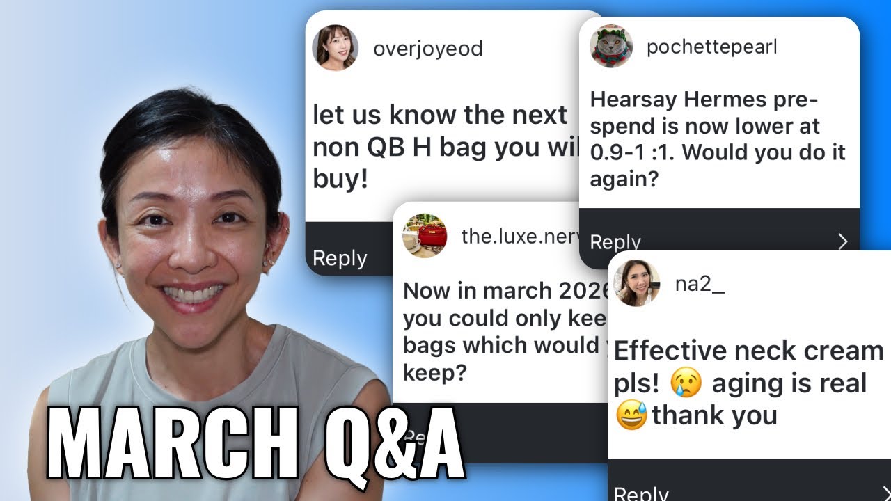 Keep only 10 bags, Next non-QB or are you still on the H journey? *MARCH Q&A* | Kat L