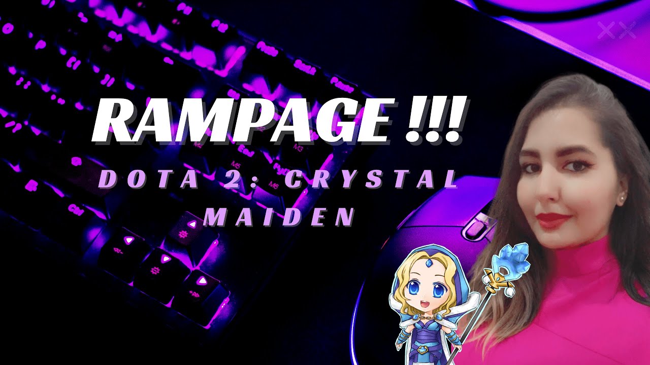 Crystal Maiden Rampage 2022 - Dota 2 Gameplay Highlights