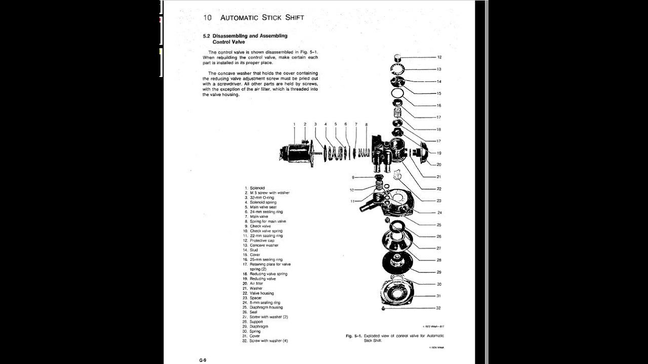 1970 VW Type 1 Autostick Beetle Engine Rebuild Part 4 - The Autostick Control Valve